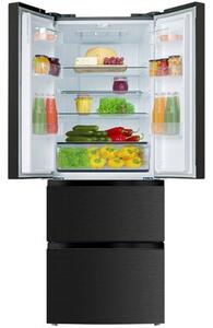 Lodówka AMICA FY3269.6DFBX No Frost Side by Side 180.3cm Czarna-Inox