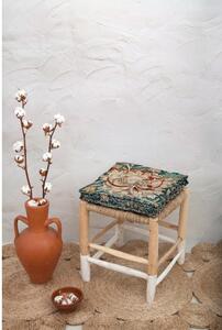 Poduszka na krzesło z domieszką lnu Tierra Bella Honeysuckle, 37x37 cm