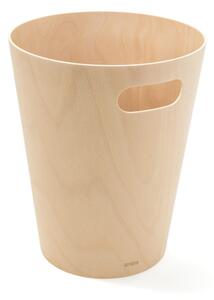Biurowy kosz na śmieci w naturalnym kolorze 7,5 l Woodrow – Umbra