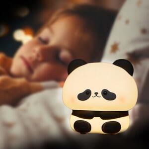 Lampa stołowa dziecięca biała panda LED 2W ciepła barwa światła akumulator przewód USB-C Panda Polux