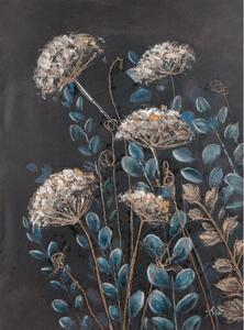 Obraz EUROFIRANY Herbs 493 60 x 80 cm Czarny
