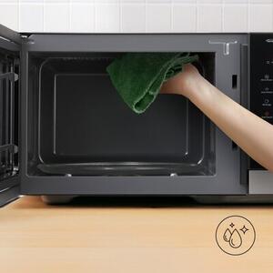 Kuchenka mikrofalowa PANASONIC NN-SD38QSEPG 1000 W średnica 28.8 cm pojemność 29L Czarny