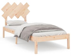 Rama łóżka, 90x200 cm, lite drewno