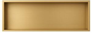 Półka łazienkowa wnękowa HYDROSAN IGA-GL-90X30X10 Złoty szczotkowany 90x30x10 cm