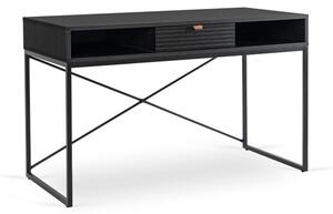 Biurko 120 z SzufladÄ Loft OASIS ProstokÄ tne Stylowe Gabinetowe Czarne