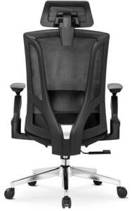 KrzesÅo Obrotowe Biurowe Fotel Ergonomiczny Biurowy Obrotowy Czarny WILLY