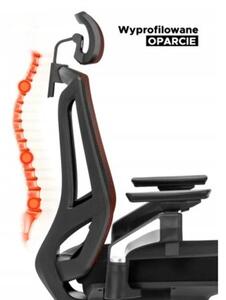 KrzesÅo Obrotowe Biurowe Fotel Ergonomiczny Biurowy Obrotowy Czarny WILLY