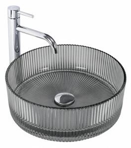 Umywalka nablatowa HYDROSAN BRILLANT2-BL-400 Okrągły Czarny