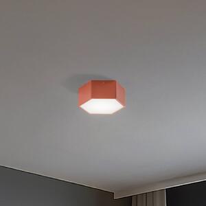 Lampa sufitowa LED Libre Argon, terracotta, salon / jadalnia, metal