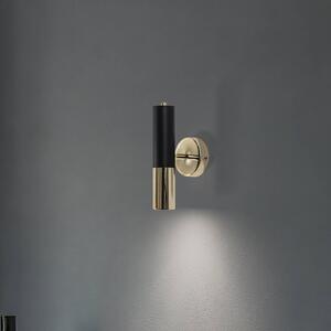 Kinkiet Orino Domiluce, możliwość ściemniania, mosiężny / złoty, salon / jadalnia, metal, nowoczesny