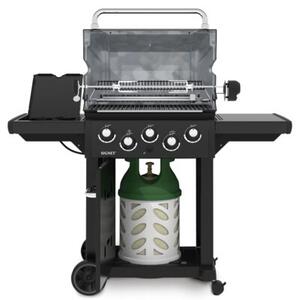 Grill ogrodowy gazowy BROIL KING Signet 390 Shadow 11.4 kW 65 x 38 / 60 x 26 cm