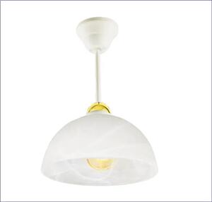 Biała nowoczesna lampa sufitowa - S6-E19