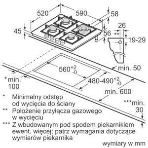 Płyta gazowa SIEMENS EN6B6HK40