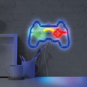 Kinkiet dla dzieci neonowy gamepad LED 3W USB-A bateria 3xAA Neon Polux