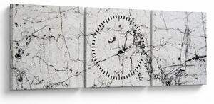 Obraz - Ściania (z zegarem) (90x30 cm)