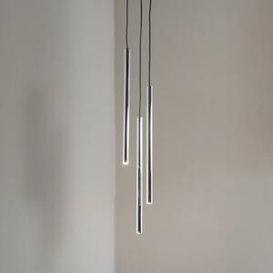 Lampa wisząca Sopel Lux SIGMA, możliwość ściemniania, aluminiowy / szary / cynkowy, salon / jadalnia, metal, nowoczesny
