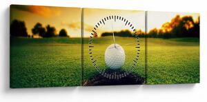 Obraz - Golf (z zegarem) (90x30 cm)