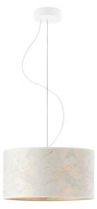 ŻYRANDOL DO KUCHNI REGULOWANY AMY MARBLE Z ABAŻUREM 30X15 CM
