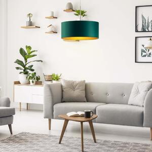 ŻYRANDOL DO SALONU ZE ZŁOTYM WNĘTRZEM 40 CM OLIVIA GOLD