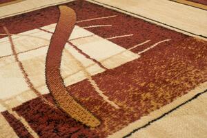 Wzorzysty brązowy dywan w klasycznym stylu - Fendy 10X