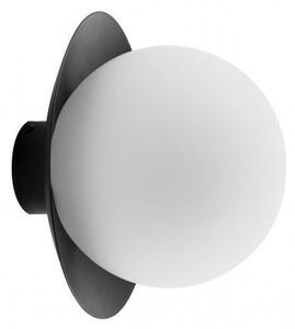Kinkiet / Lampa sufitowa Kuul C - czarna, szklana kula