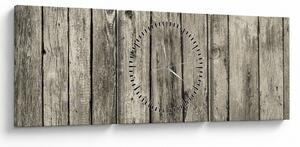 Obraz - Drzewo (z zegarem) (90x30 cm)