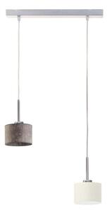 2 PUNKTOWA LAMPA WISZĄCA Z REGULACJĄ MONICA CZARNO MUSZTARDOWA