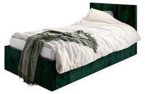 Zielone łóżko tapicerowane Barnet 6X - 3 rozmiary