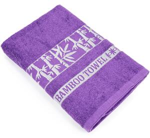 Ręcznik kąpielowy Bamboo Violet, 70 x 140 cm, 70 x 140 cm