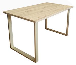 Stół do salonu kuchni 70x120x28 LOFT złoty Dąb Craft