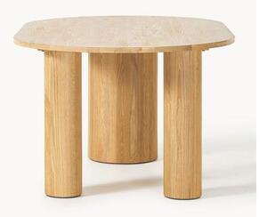 Stół do jadalni z drewna dębowego Dunia, 180 x 110 cm