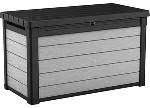 Skrzynia ogrodowa KETER Denali Duo Tech Box 380L Czarno-szary