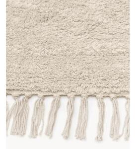 Ręcznie tuftowany dywan z bawełny z frędzlami Bina