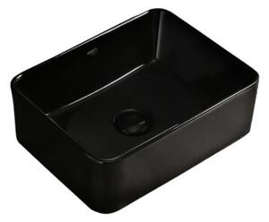 Umywalka nablatowa HYDROSAN LUXO-BL-410 Prostokątny Czarny