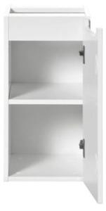 Szafka łazienkowa NOVA WHITE 81-30-1D 30cm biała