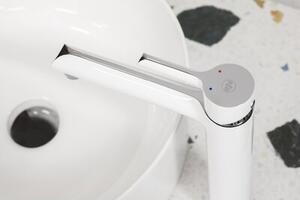 Bateria umywalkowa KFA ARMATURA Angelit 4722-612-40 Biały-chrom