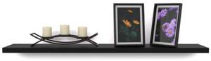 Półka Wisząca STIVMEBLE Ścienna 80 cm na książki zdjęcia 80x15x1,8 cm Czarny Mat