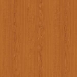 Kartoteka metalowa PRIMO z drewnianym frontem A4, 4 szuflady, szary/czereśnia