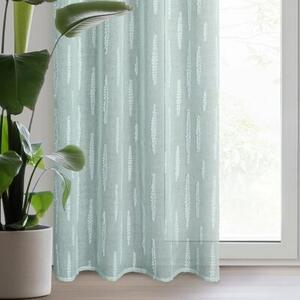Firana gotowa EUROFIRANY Aleni 140 x 250 cm MiÄtowy
