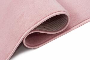 Różowy nowoczesny dywan z kotem Jomi 7X