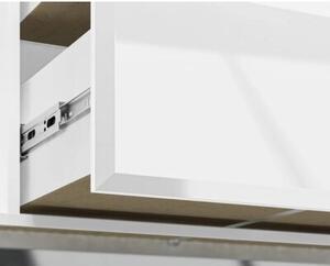 Komoda BLANC 02 2D3S 160 biaÅy poÅysk