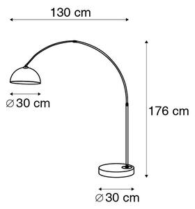 Luk Inteligentna lampa łukowa z mosiądzu z białym kloszem, w tym Wifi A60 - Arc Basic Oswietlenie wewnetrzne