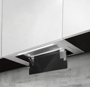 Okap AFRELLI AW-5 Piano Classic 90 Inox/czarne szkÅo 428m3/h 65dB klasa D