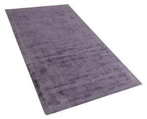 Nowoczesny dywan z wiskozy krótkie włosie prostokątny 80 x 150 cm szary Gesi Beliani