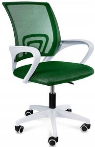 Zielone ergonomiczne krzesło obrotowe z regulacją - Azon 3X