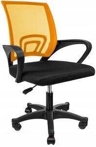 Pomarańczowe ergonomiczne krzesło komputerowe - Azon 4X