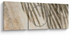 Obraz - Cienie (z zegarem) (90x30 cm)