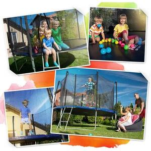 Trampolina NEO-SPORT NS-06W241 FI 183 cm Czarno-niebieski