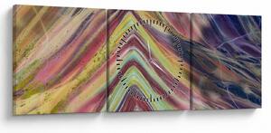 Obraz - Panorama (z zegarem) (90x30 cm)