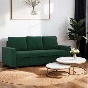 Kanapa 3 osobowa, BLOM, sztruks, 220x92x92 cm, butelkowa zieleÅ | TYLETEGOTU